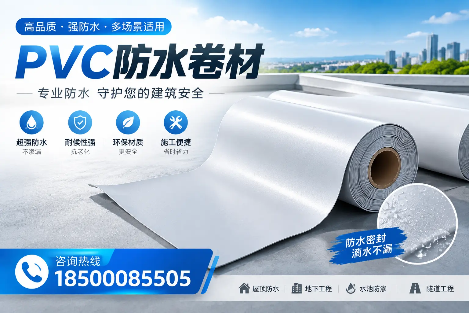 PVC防水卷材的市场竞争分析，丽水品牌选择参考